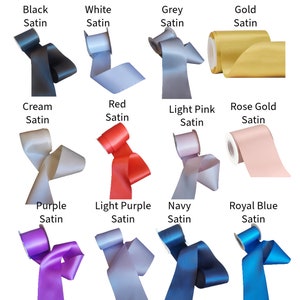 SATIN Monogram Nosegay Ribbon Prom/Homecoming/HOCO/School Dance image 2