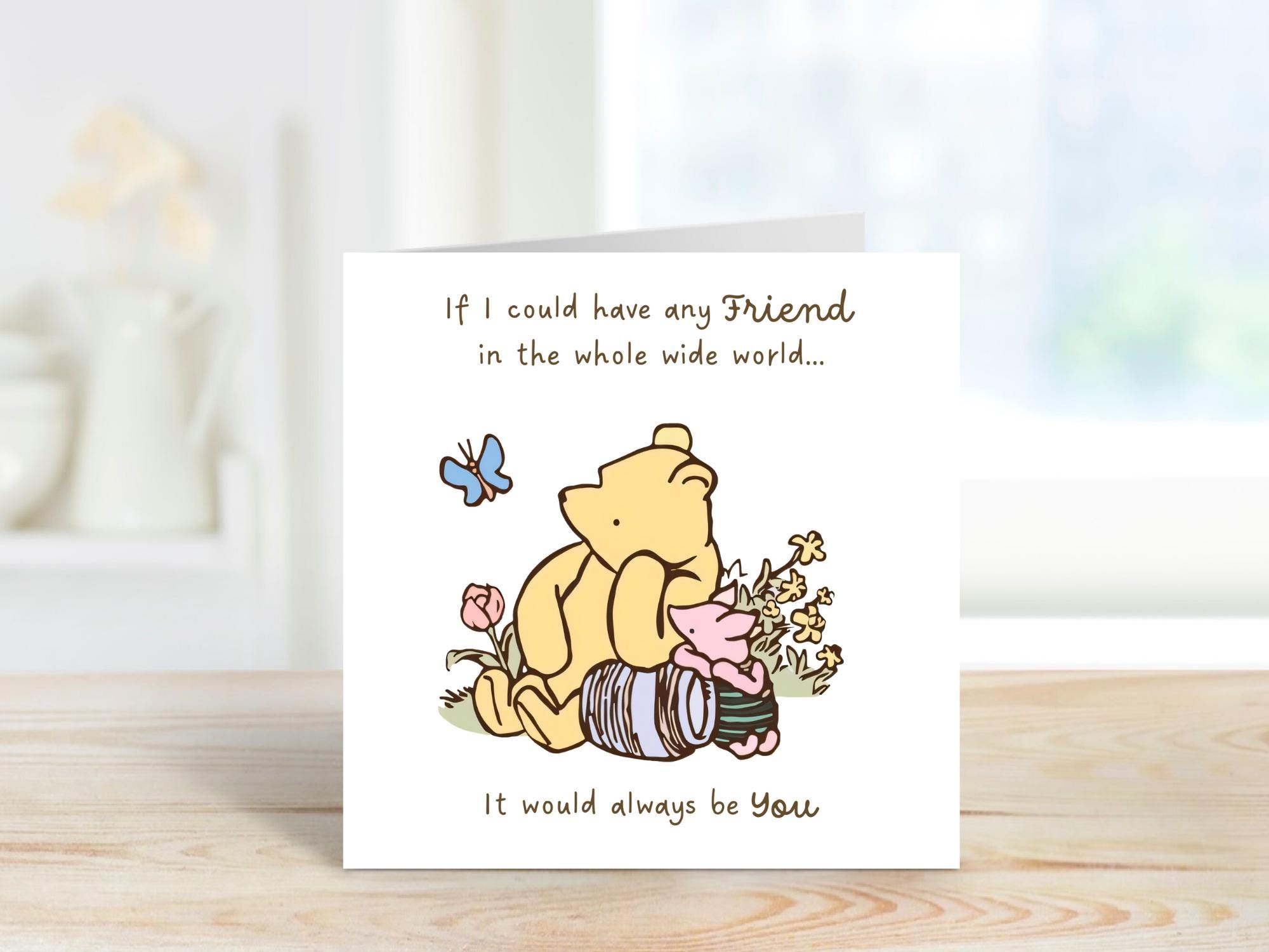 サンキューカード手書き poohページ THANK YOU CARDS - Thanks for Pin