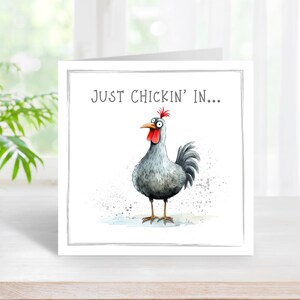 Carte de réception, carte de vœux, carte de bonjour, carte de poulet mignon, carte de poussin, carte d'amitié, carte de pensée pour vous.
