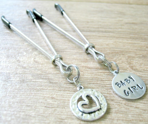 Twist Adjustable Nipple Clips with Chain Ideal gift for Valentines Day