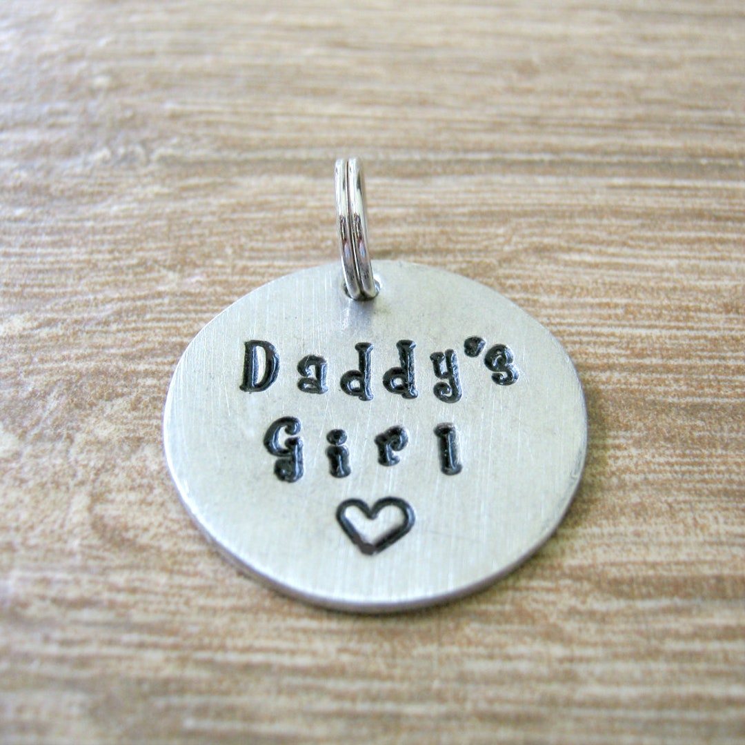 Daddy's Girl Pendant, Daddy's Girl Slave Collar Charm, Ddlg Tag, Ddlg Collar Tag, Daddy's