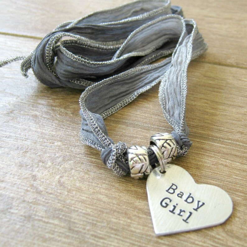 Baby Girl Necklace Ribbon Necklace Ddlg Necklace Baby Girl Etsy