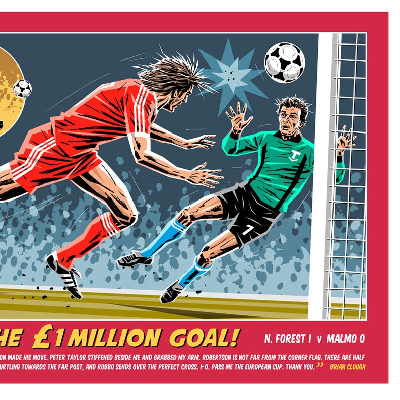 TREVOR FRANCIS GOAL Nottingham Forest Football European | Etsy