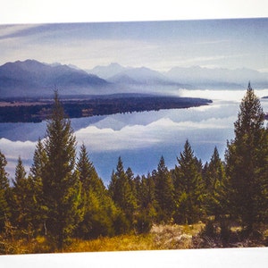 Scenic Lake Mountain Reflection Photo Greeting Card, Happy Birthday, Anniversary, Thank you, Thinking of You, Get Well, Congratulations, Etc