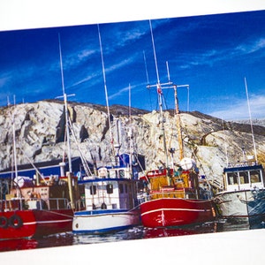Fishing Boats Photo Greeting Card, Happy Birthday, Fathers Day, Thank You, Get Well, Bon Voyage, Retirement, Invitation, Friendship