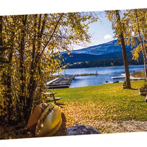 Autumn Leaves Photo Greeting Card, Happy Birthday, Anniversary, Get Well, Bon Voyage, Happy Travels, Good Luck, Apology, Sympathy, Multi-use