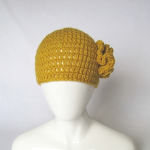 Yellow Beanie - Women Crochet Beanie Hat – Winter Accessories - Teen Hat - Christmas Gift Idea - Handmade Hat