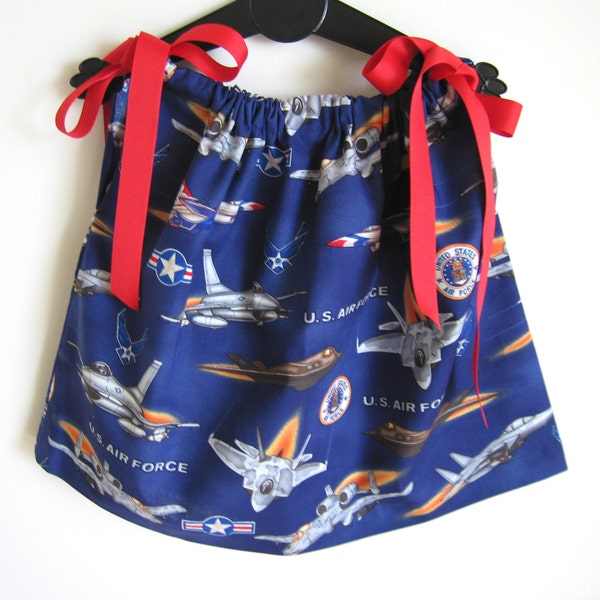 Girl Air Force Dress Etsy