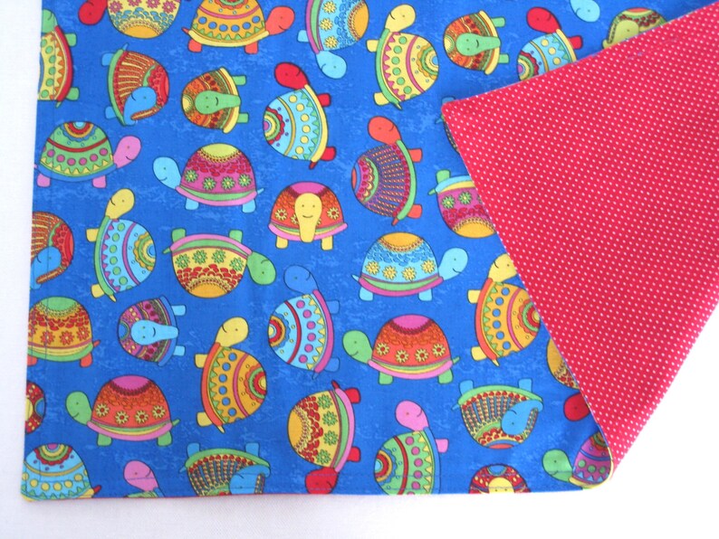 Child Lunch Box Placemat Children Reversible Placemat Set Etsy