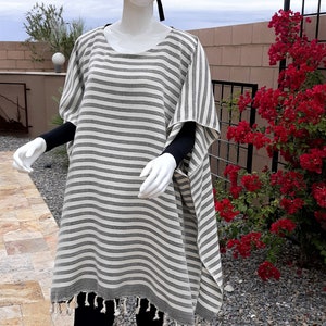 COLOR/PRINT CHOICES! Surf Changing Poncho.  Beach Cover Up.  Turkish Cotton Swimsuit Coverup Caftan Dress.  One size.  Oversized.