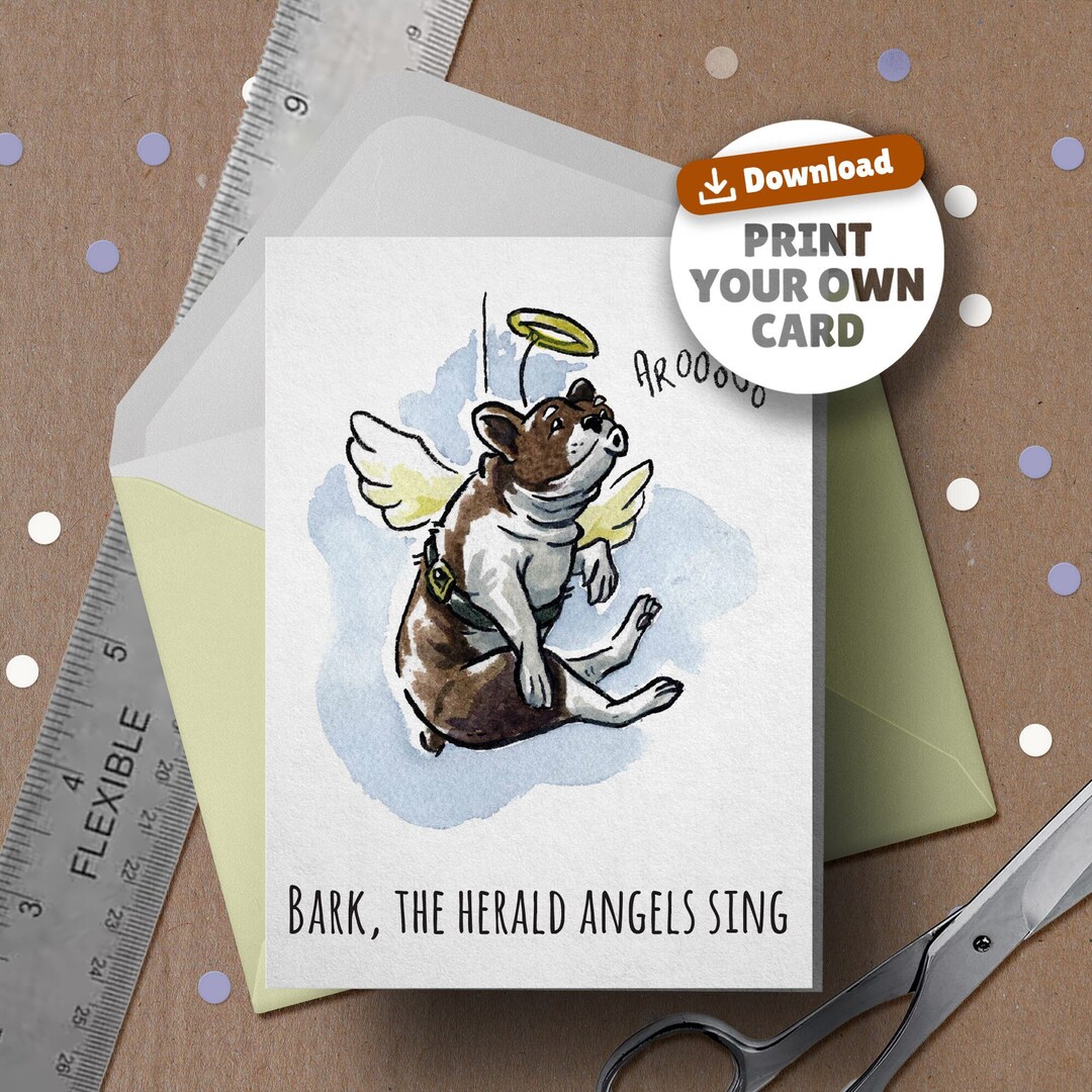 Computer themed christmas cards