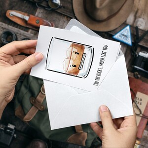 Funny Whiskey Fathers Day Card on the Rocks Fathers Day Gift, Card for ...