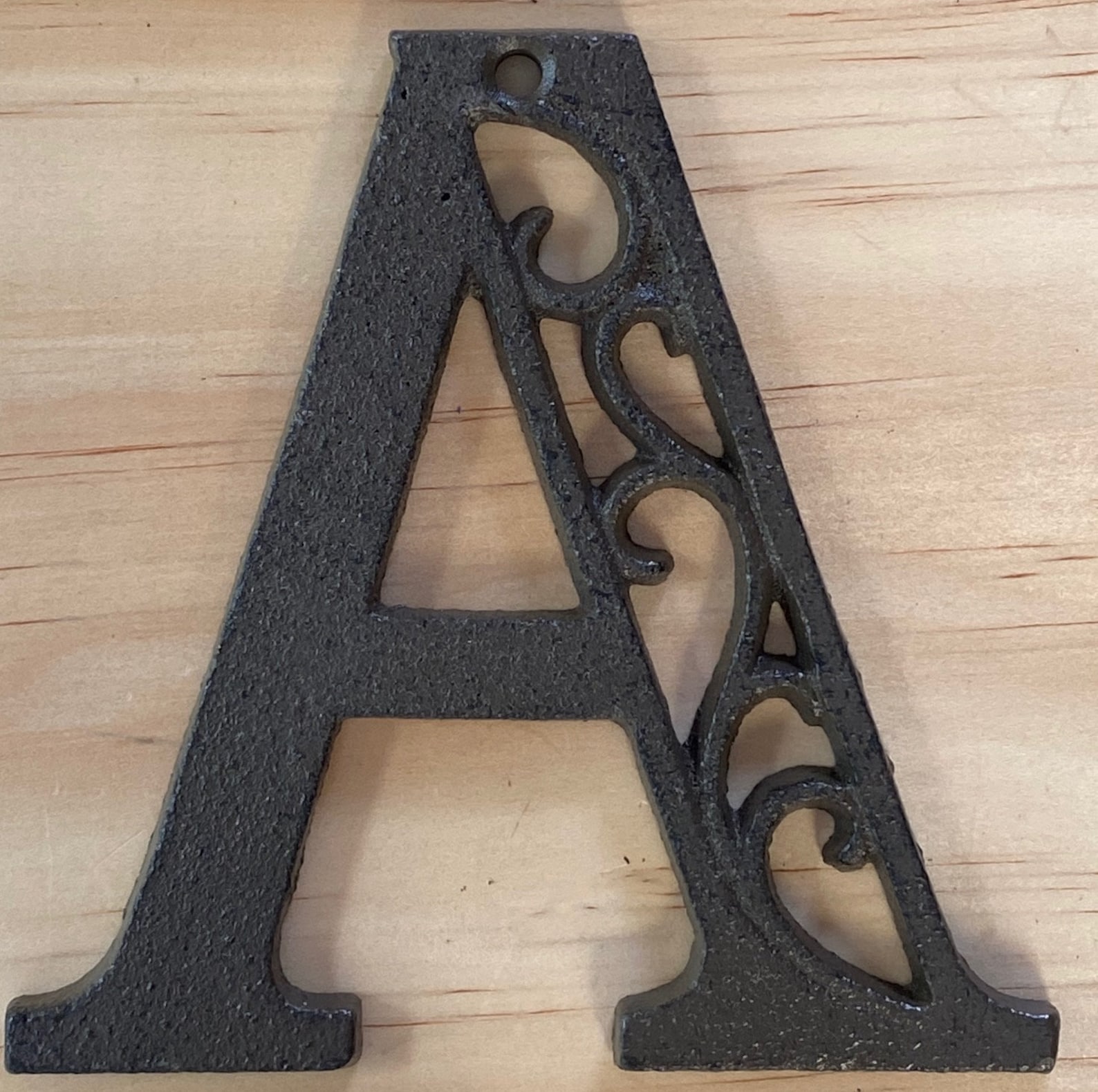 Alphabet Letters Cast Iron Scroll Letter Rustic Victorian Etsy