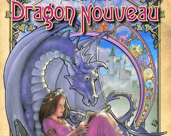 Dragon Nouveau COLORING Book, Fantasy , Adult coloring book of dragons, The Art of Herb Leonhard