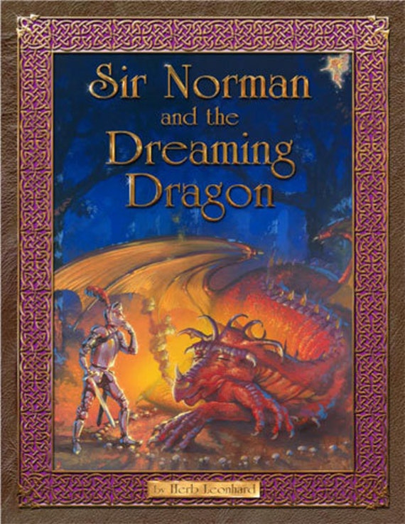 The Priest Dreaming Of A Dragon Sir Norman and the DREAMING DRAGON Childrens BOOK | Etsy