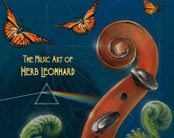 Sound In Vision, The Music Art of Herb Leonhard Volume 1, pdf format, Digital book, Art book, Instant Download