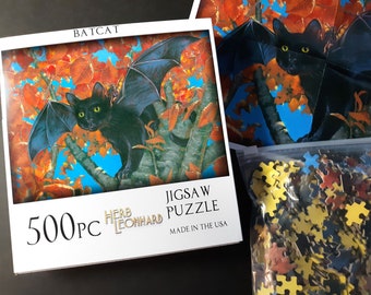 PUZZLE Batcat, 500 piece Puzzle, Gifts for Her