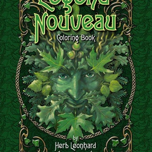 Legend Nouveau, Adult coloring book, Gifts for her, great gifts, legend coloring book