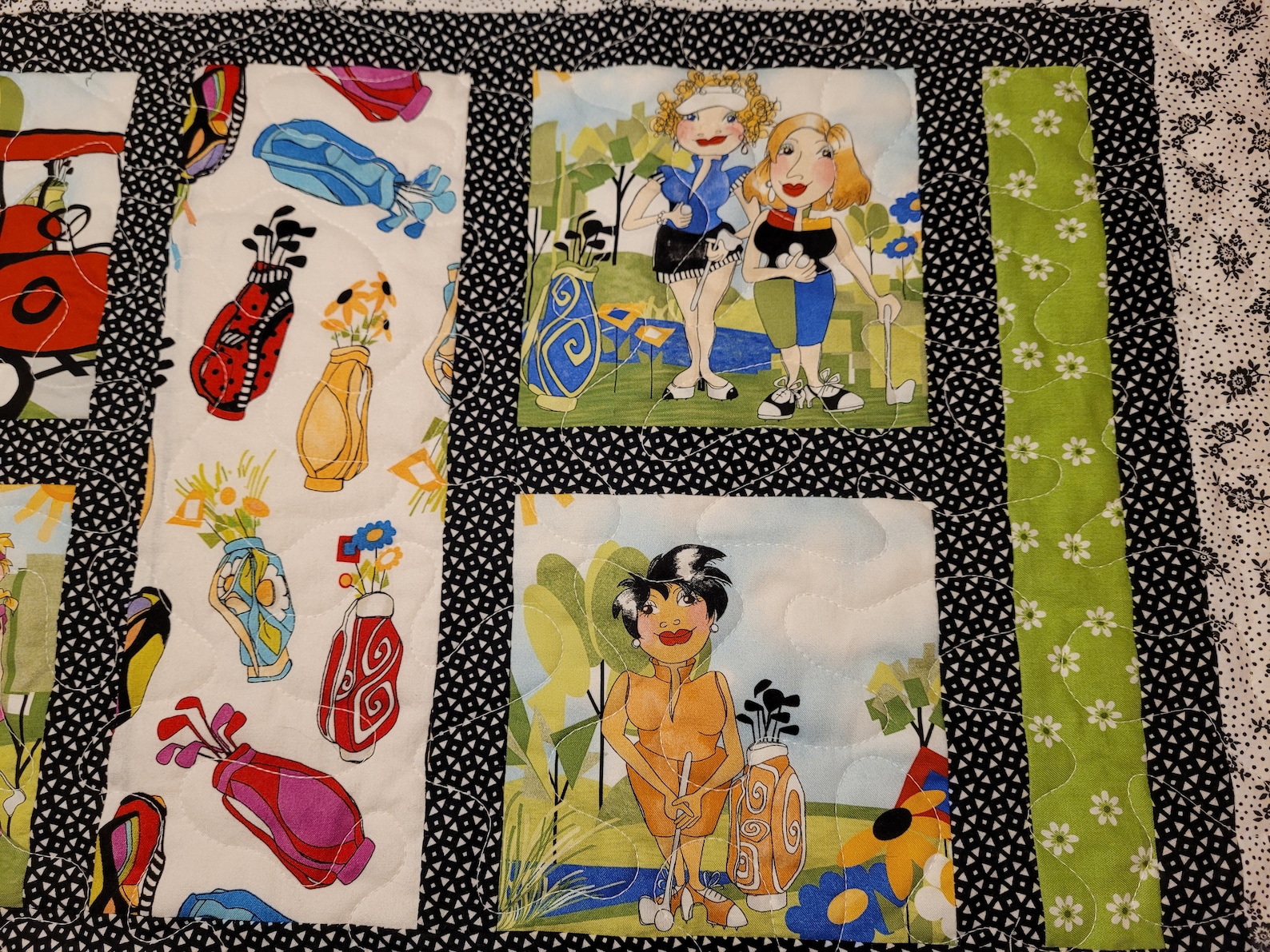 In the Golf Bag Quilted Table Runner GFTOTP8114 main image 0