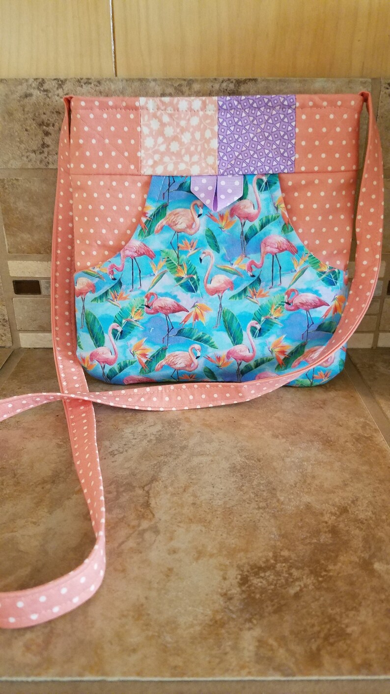 Square Quilted Carryall Crossbody Bag