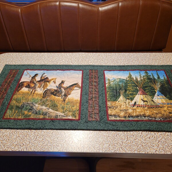 Cotton Native American Table Runner Etsy