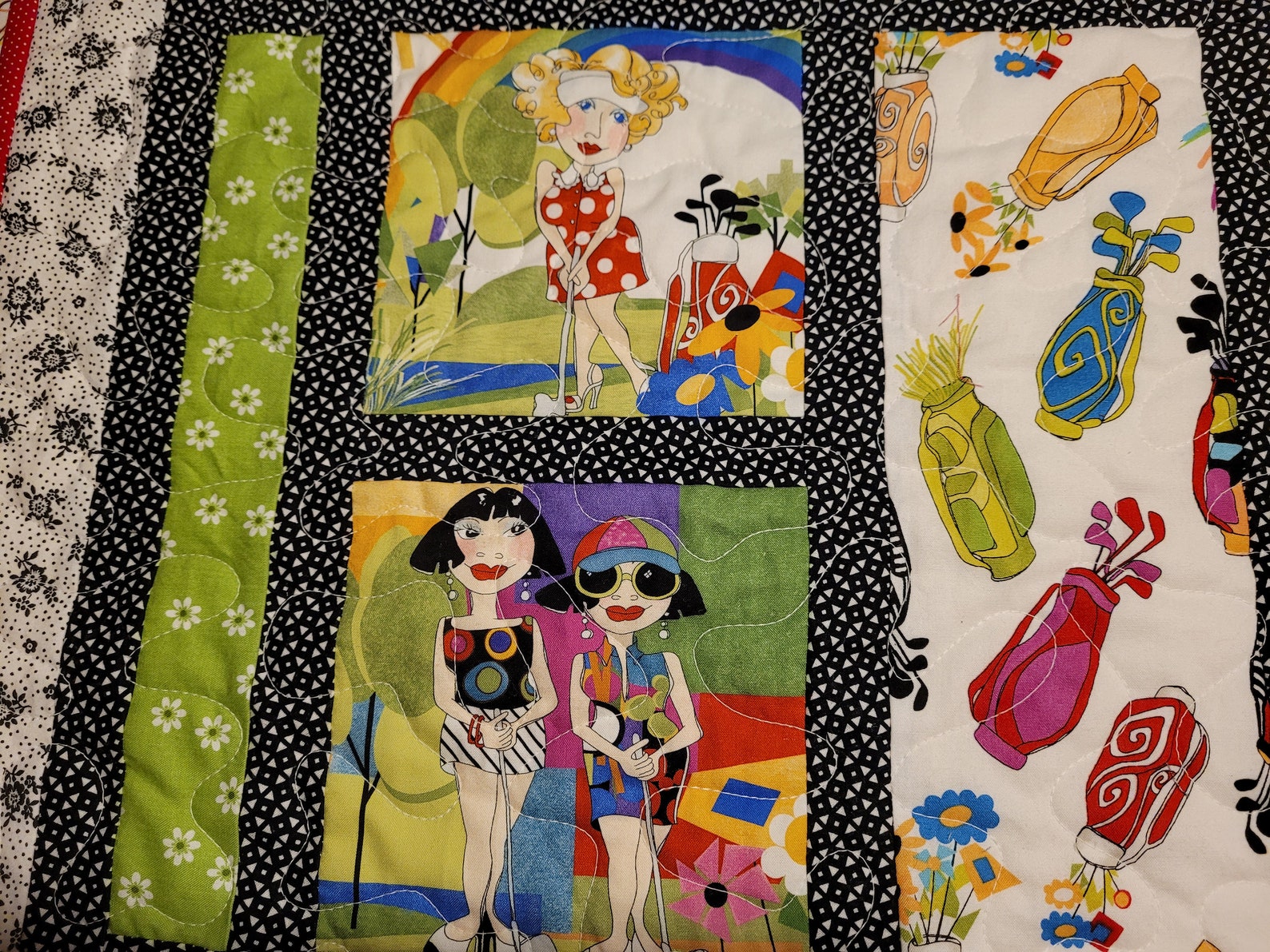 In the Golf Bag Quilted Table Runner GFTOTP8114 main image 1
