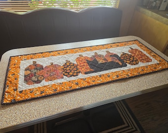 Quilted  Halloween Table Runner