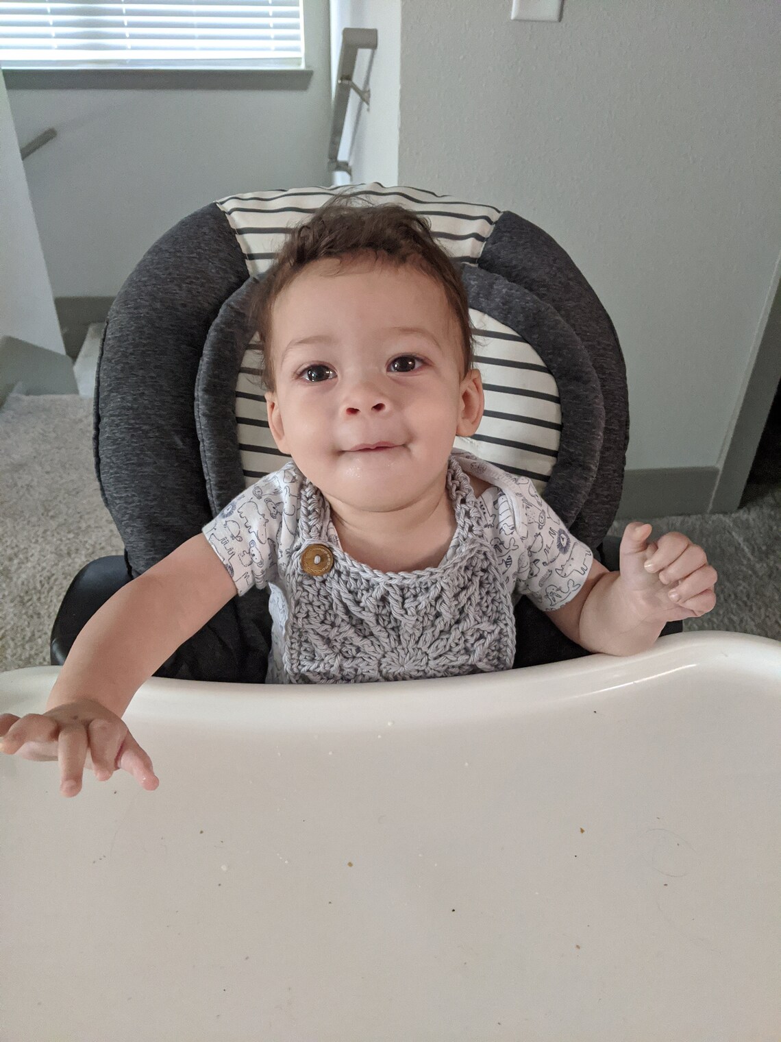 Purple Crochet Baby Bib Boho Baby Girl Accessory Heirloom Etsy