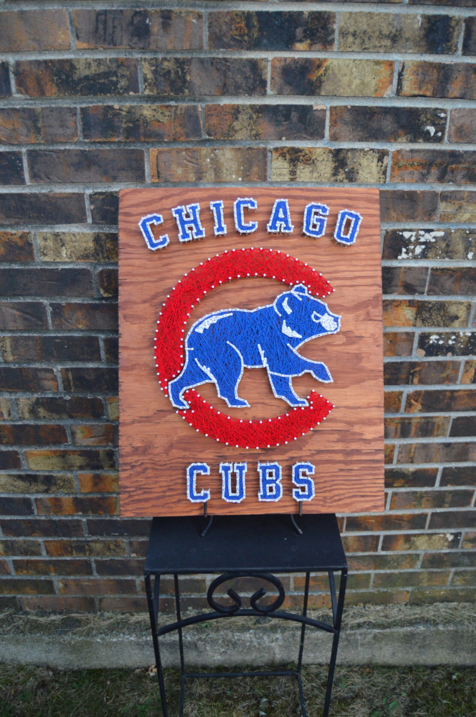 Chicago Cubs String Art Large Etsy