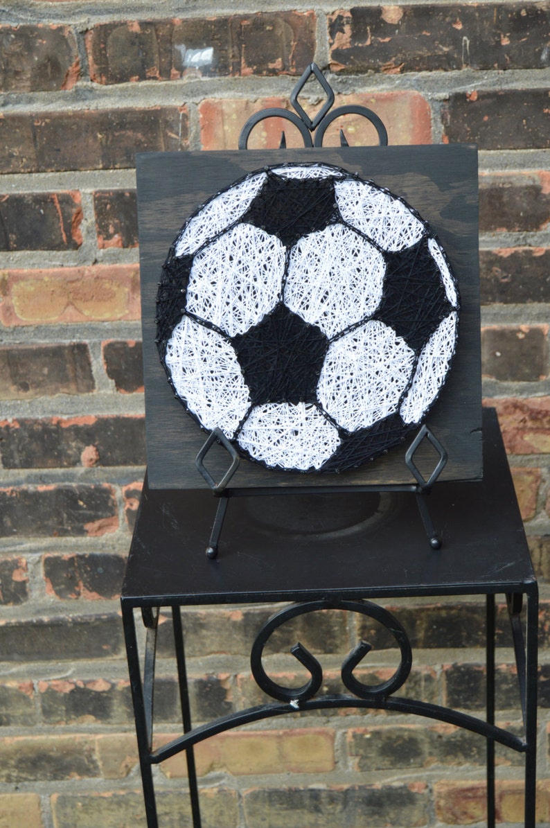 Soccer Ball String Art Etsy