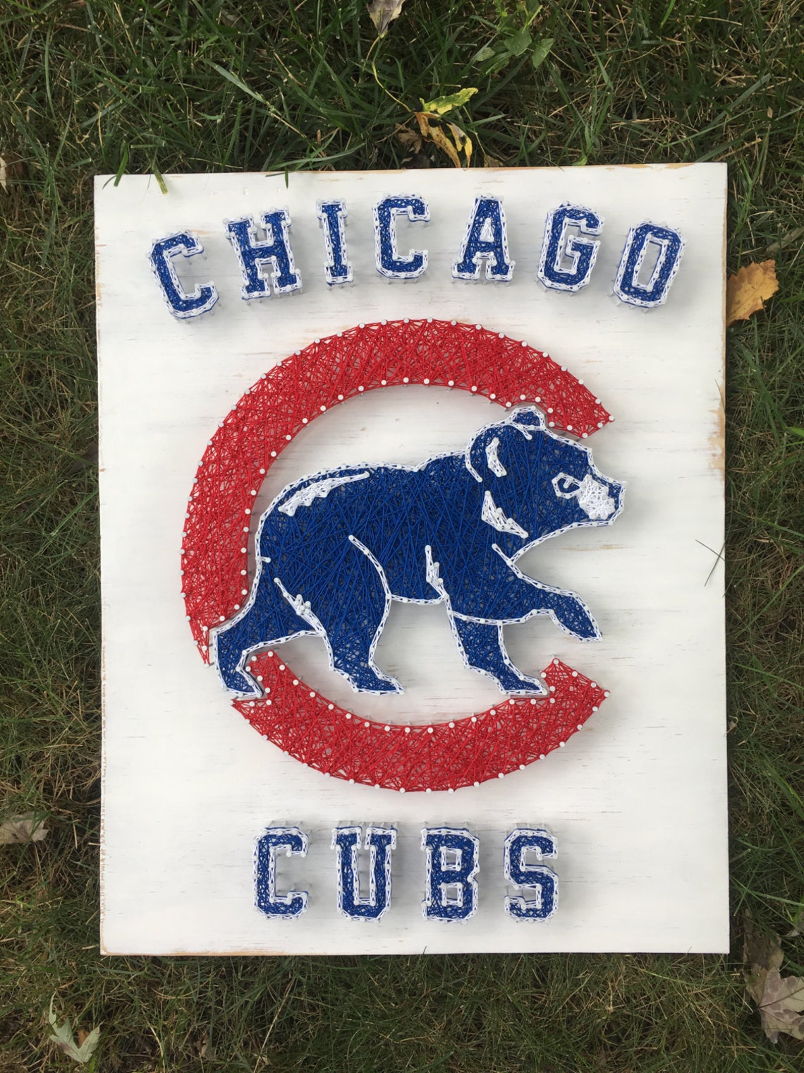 Chicago Cubs String Art Large Etsy