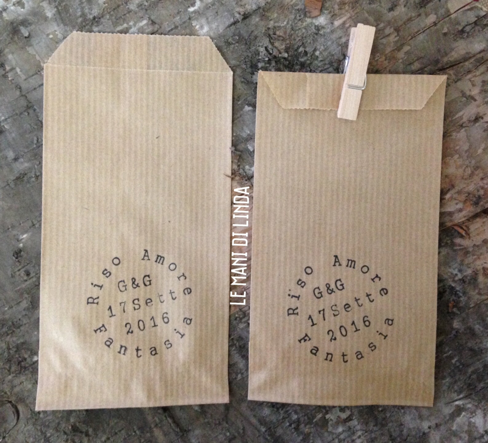 Kit Diario Con Sacchetto Di Carta 2/3 Misure / Kit Diario Effimero - Foto 8