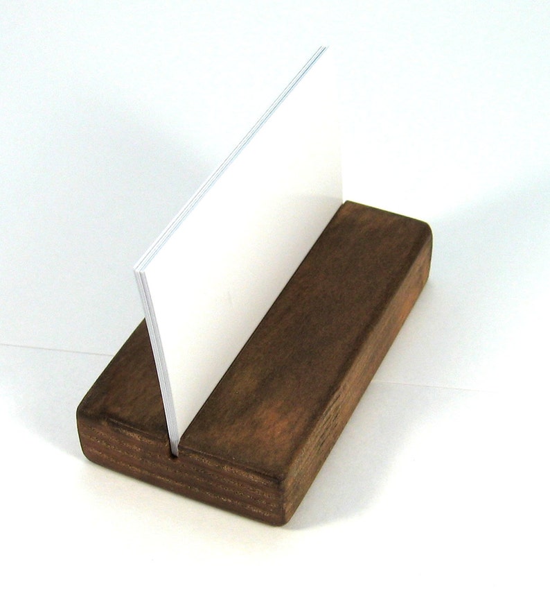 Rustic Business Card Holder image 4