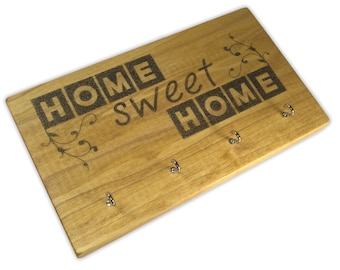 Home Sweet Home - Wood Key Hanger