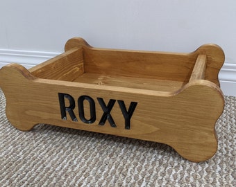 Dog Toy Box - Wood, Customized Storage Box For Puppy Toys