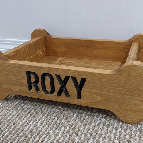 Dog Toy Box Wood Customized Storage Box for Puppy Toys Etsy