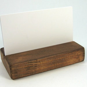 Rustic Business Card Holder image 1