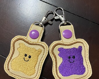 Peanut butter & jelly fobs