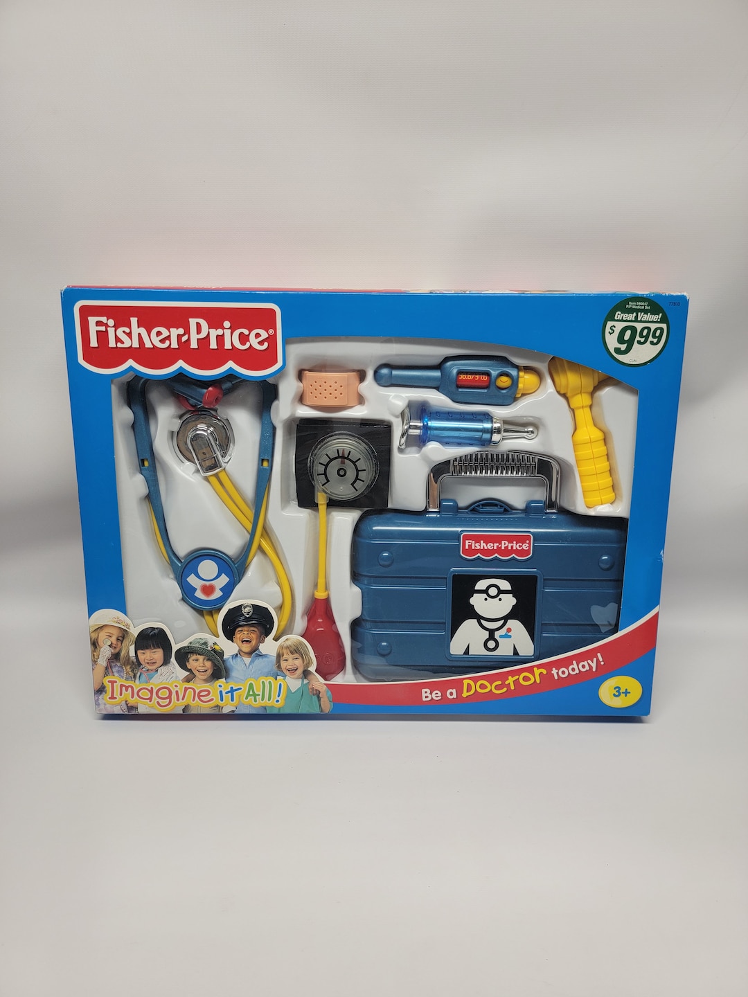 Vintage 2000 Fisher Price Kids Medical Kit Be a Doctor Today
