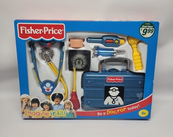 80s Toy Fisher Price Doctor Kit 1980 Vintage 2000 Fisher Price