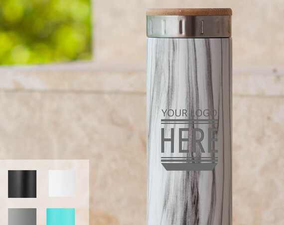 Custom Design Stainless Steel Water Bottle 20oz | Elemental Iconic Insulated Bottes | Best Gift for Birthdays and Holidays | Custom Logo