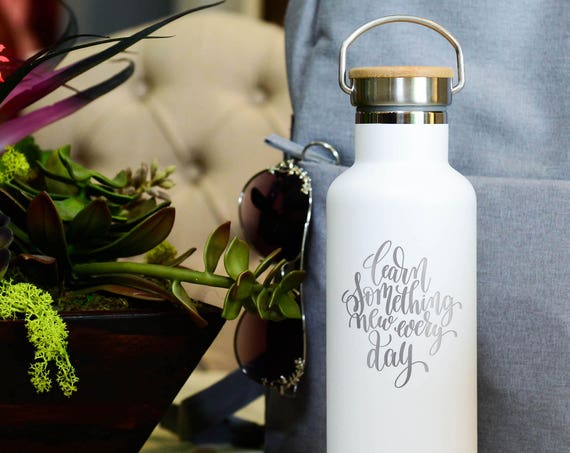 Teacher Gift - Insulated Stainless Steel Water Bottle 25oz | Teacher School Gifts | Back to School Present | Teacher Appreciation