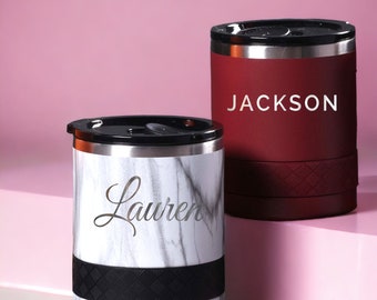 Wedding Party Tumblers | Personalized Rocks Tumbler 10oz, Whiskey Tumbler | Best Gift For Birthdays | Personalized Gift For Men