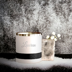 Custom Engraved Tumbler | Rocks Tumbler 10oz, Lowball Tumbler | Best Gift For Birthdays | Personalized Gift For Men, Laser Engraved