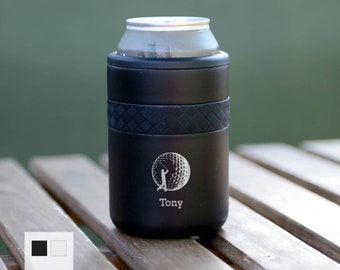 Regular Can Cooler Custom Camping Gift | Personalized Insulated Beverage Holder, Seltzer Can Coolers