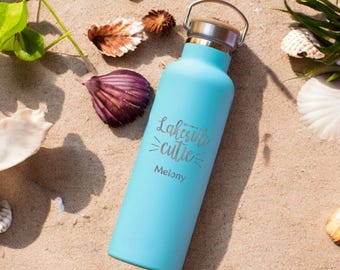Beach and Camping Bottles | Customized Insulated Bottle for Outdoor Adventures | Best Gift for Camper and Summer Lover