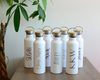 Custom Insulated Stainless Steel Water Bottle 25oz Team Bottle | Elemental | Personalized logo Bottles | Christmas Gifts | Employee Gifts