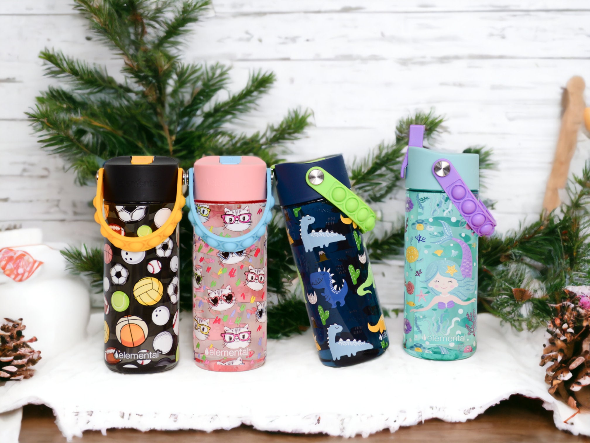 Kids Water Bottle With Straw Kids Travel Cup Space Water Bottle Leak Proof  Cup Animal Water Bottle Unicorn Water Bottle 