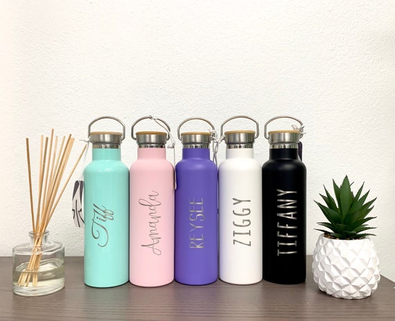 Personalized Stainless Steel Water Bottle - 25oz Food Grade Sport Water Bottle