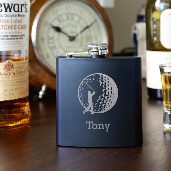 Personalized flask golf flask best man flask groomsman Etsy